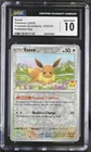POKEMON DAY 2025 CGC 10 GEM MINT EEVEE REVERSE HOLO #074 PRISMATIC EVOLUTIONS