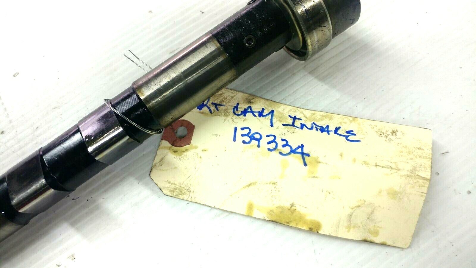FERRARI 348 PARTS  ENGINE CAMSHAFT RIGHT INTAKE 139334 WITH HUB