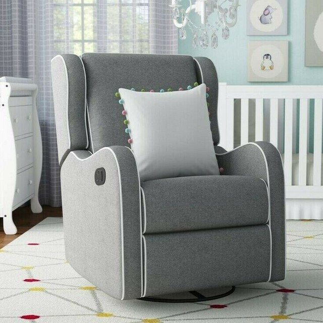 grey nursery glider
