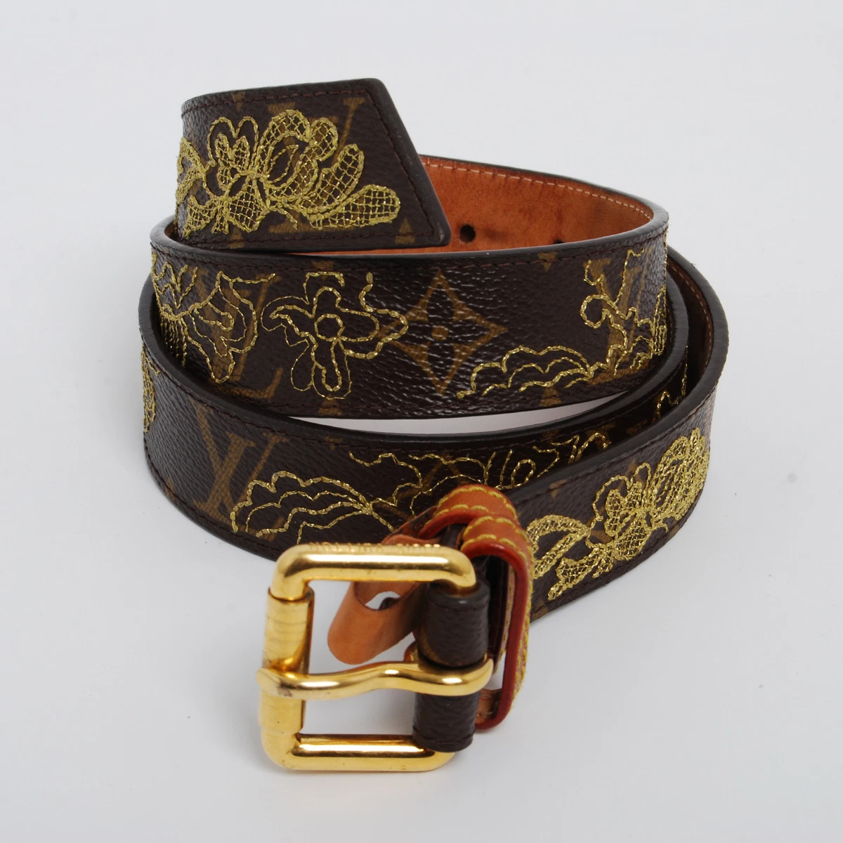 Louis Vuitton vintage monogram belt size 36/90 excellent condition