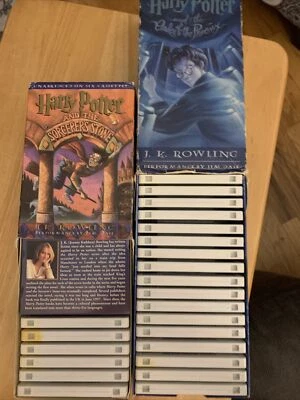 Harry Potter Cassette Lot-Order Of The Phoenix/The Sorcerer’s Stone-2 Books - Image 1 of 2