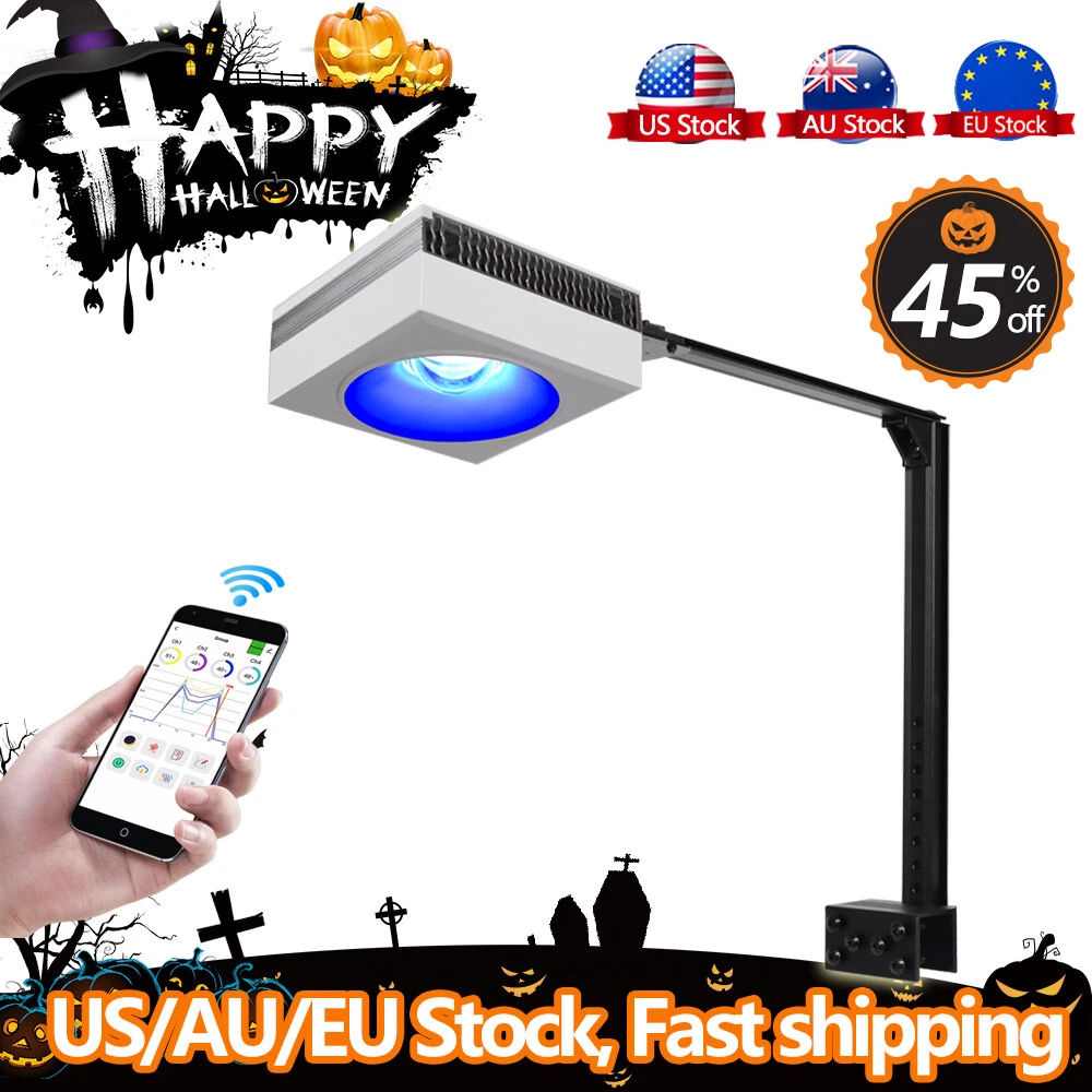 PopBloom RL90 WiFi Led Aquarium Light Full Spectrum Coral Reef
