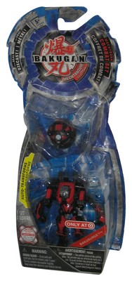Bakugan Mechtanium Surge Red & Black Die-Cast Metal Transforming Figure - (Targe