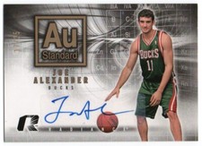 2008-09 Upper Deck Radiance AU Standard AU-JA Joe Alexander RC Auto 17/25 Bucks