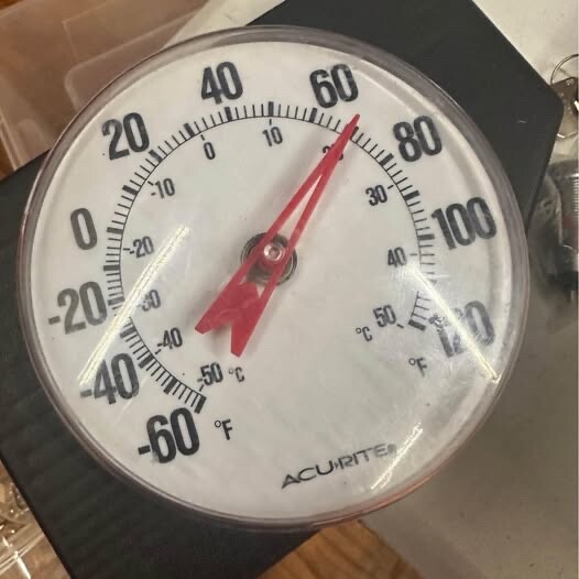 acurite analog thermostat - measure weather, refrigerator and more 