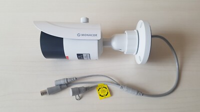 AHD/TVI/CVI/CVBS-Farbkamera Monacor AXC-2036BF, IP66, gebraucht