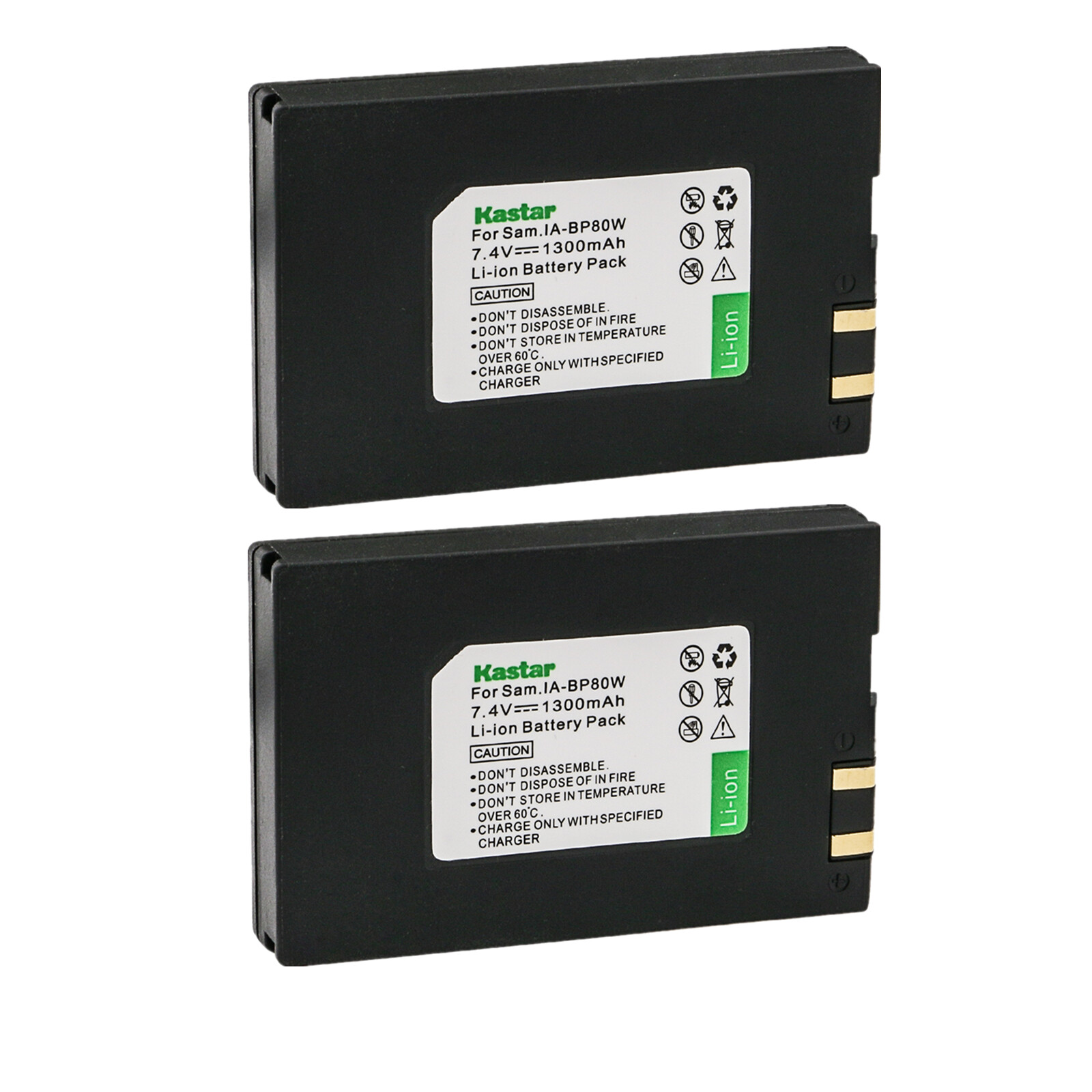Kastar Replacement Battery Pack for IA-BP80W & Samsung VP-DX