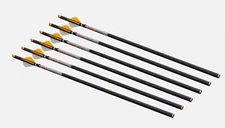New Ravin Crossbow Arrows With Orange Nocks 400grain (.001") 6 Pack Model # R139