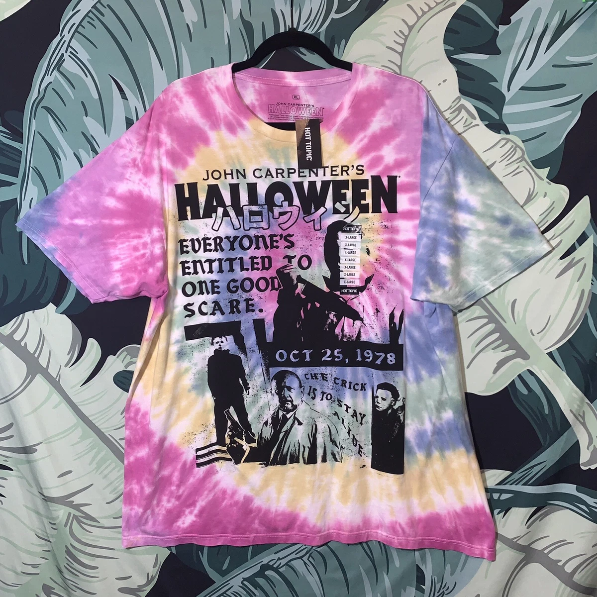 michael myers tie dye shirt