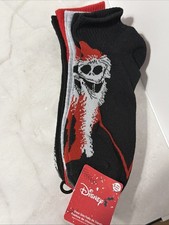 DISNEY NIGHTMARE BEFORE CHRISTMAS Socks Set/5 Pair of Unisex Adult Size 6-12