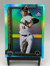 2025 Topps Pro Debut - Zander Mueth #PD-120 Aqua Foil /75 (RC) Pirates Prospect 