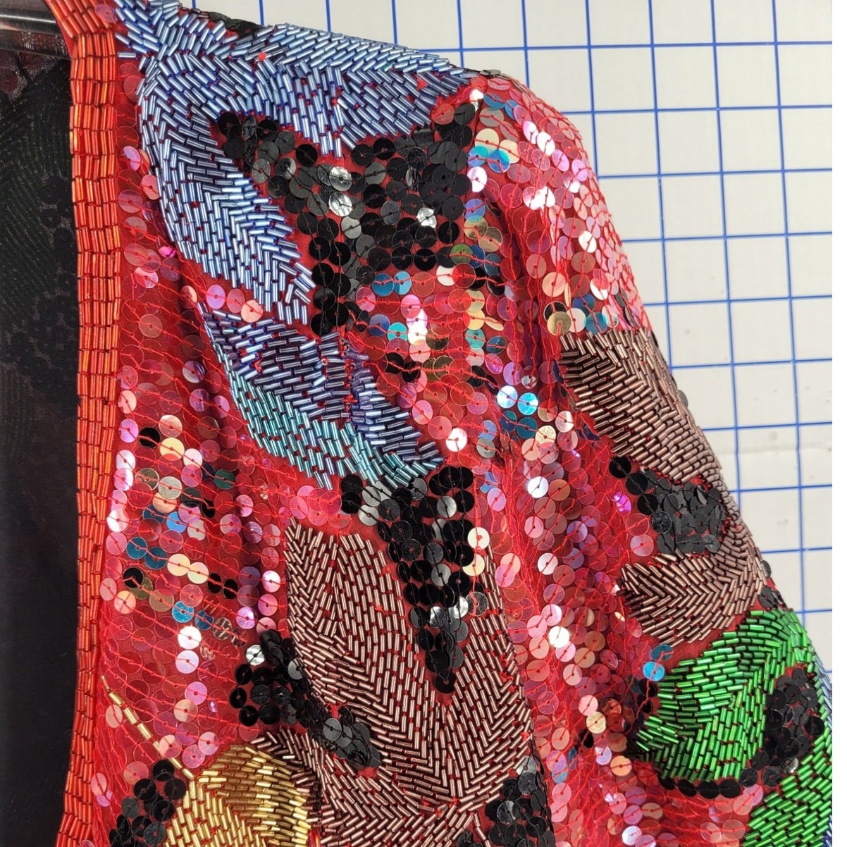 Jack Brian Beaded Blazer Statement  Sequin 90s Li… - image 15