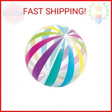 Intex Jumbo Inflatable 42" Giant Beach Ball - Crystal Clear with Translucent Dot