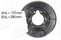 AIC Spritzblech, Bremsscheibe 56247 FüR BMW