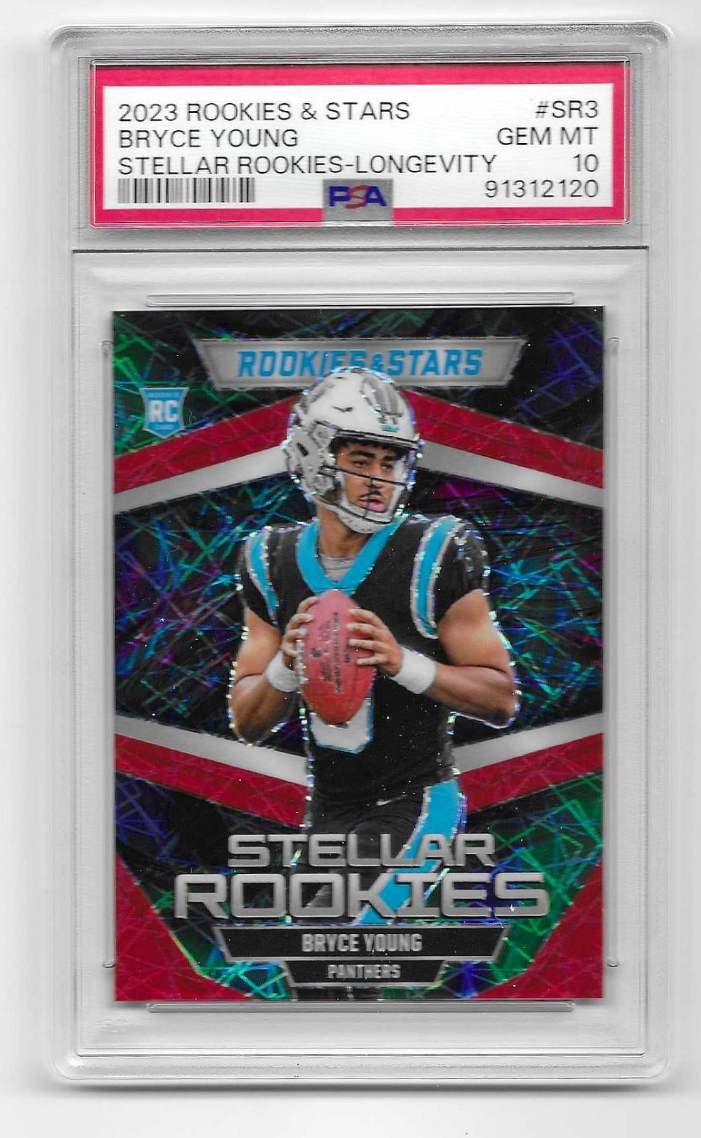 Bryce Young Panini Rookies & Stars Stellar Rookies #SR3 Longevity