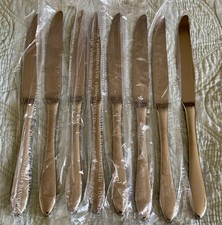 8 Dansk Altissimo Stainless Dinner Knives Set Of 8 Flatware Silverware New