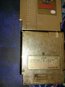 The Legend of Zelda 1 & 2 Adventure of Link Gold NES Nintendo Lot of 2 