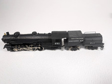 Locomotiva a vapore vintage Mehano scala HO #241 treno con tender made in Slovenia