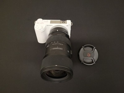 Sony ZV-e10 II 4K Mirrorless Camera + MC-11 Adapter + Sigma SA 18-35mm f1.8 Lens