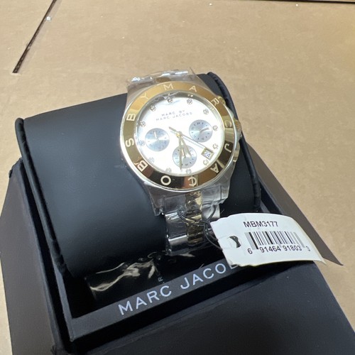 Marc by Marc Jacobs MBM3177 Gold Watch Stainless steel Wrist 5.5 “