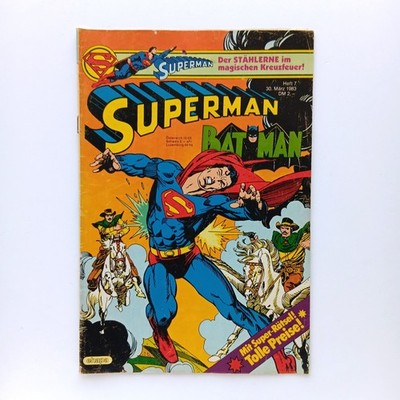 Superman Batman Heft 7 (1983) mit Sammel-Ecke, Ehapa Z 1-2