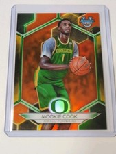 Mookie Cook 2023-24 Bowman University Best Orange Refractor /25 #69