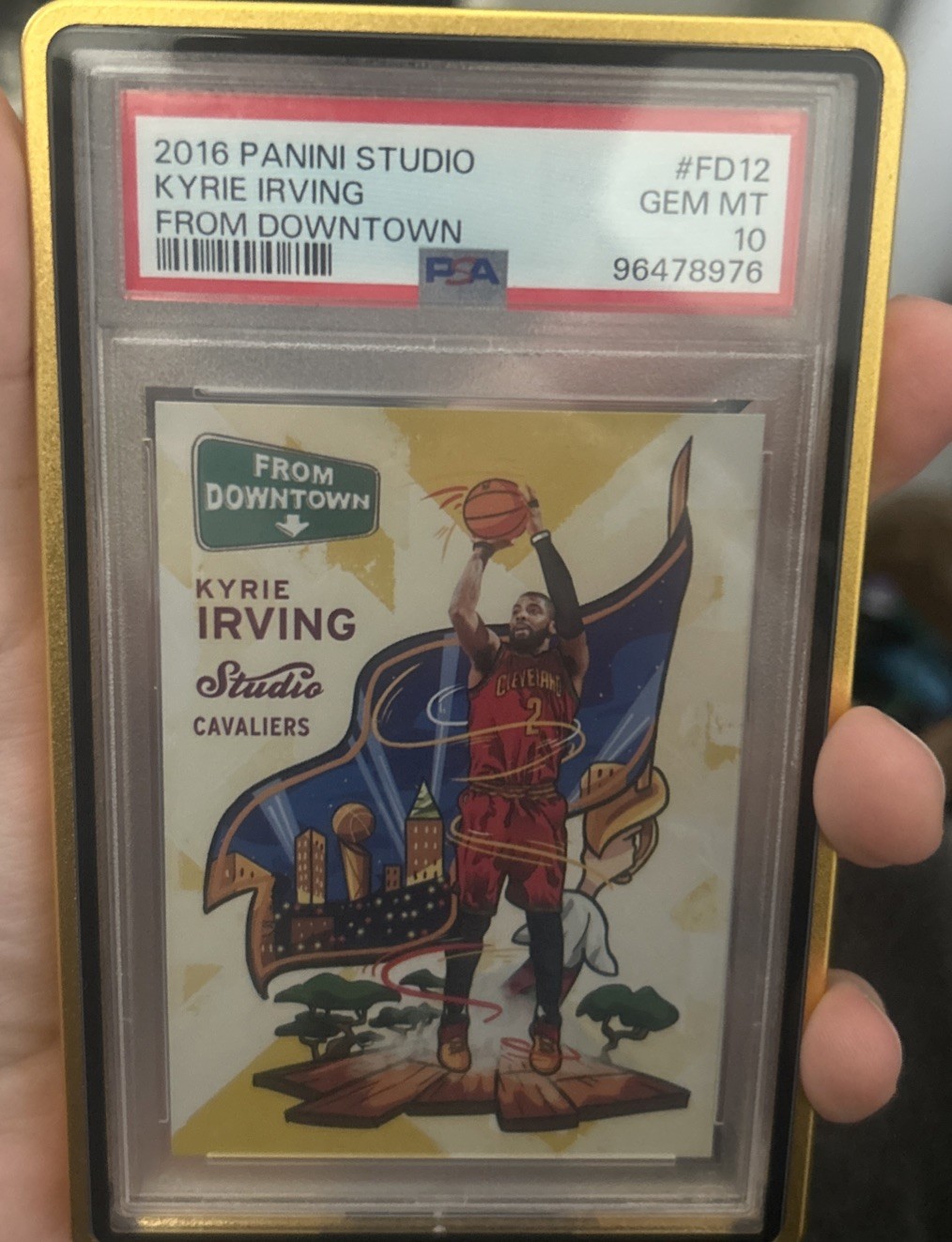 2016-17 Panini Studio - From Downtown Kyrie Irving #FD12