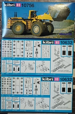 KIBRI 1/87 CHARGEUR KOMATSU N°10756 + ACEESOIRES N°10632 X 2 - Photo 1/4