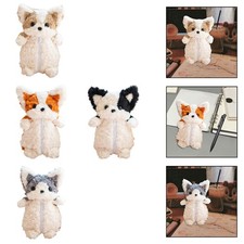 Plush Dog Shape Pencil Case Pencil Pouch Pens Holder Creative Cartoon