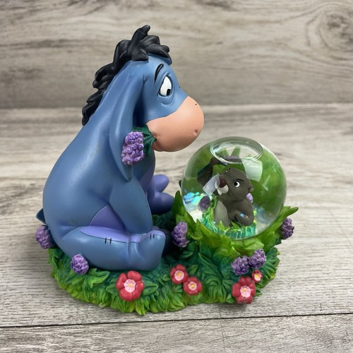 vintage-eeyore-w-gopher-disney-snow-globe-figurine-winnie-the-pooh