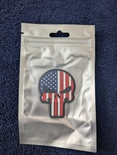 5 Star PVC Morale Patch Punisher Patriotic.