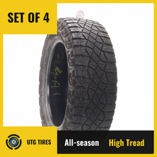Set Of 4 Used Lt 26560r20 Goodyear Wrangler Territory Mt 110107s - 8-1032 Set Of 4 Used Lt 26560r20 Goodyear Wrangler Territory Mt 110107s - 8-1032