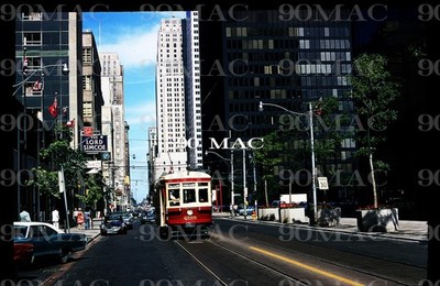 TTC Peter Witt Car #2766. Toronto (ON). Original Slide 1973.