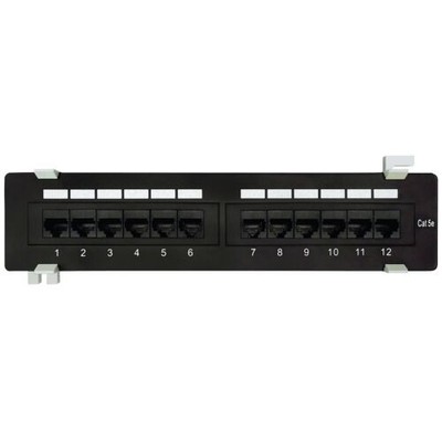 Shaxon 12 Port CAT5E RJ45-110 Mini Patch Panel MP155MA128