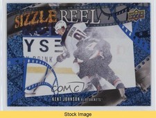 2025-26 Upper Deck Series 1 Sizzle Reel Speckle Kent Johnson #SR-12 READ 2fn