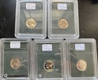 5 Gem+ Proof Cameo JEFFERSON NICKELS UNC 1992 1970 1964 1963 (2) Full Steps — photo 1