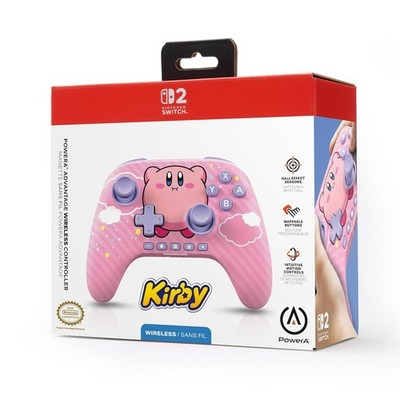 Nintendo Switch 2 PowerA Controller Advantage Wireless Kirby Puff *NEU*OVP*