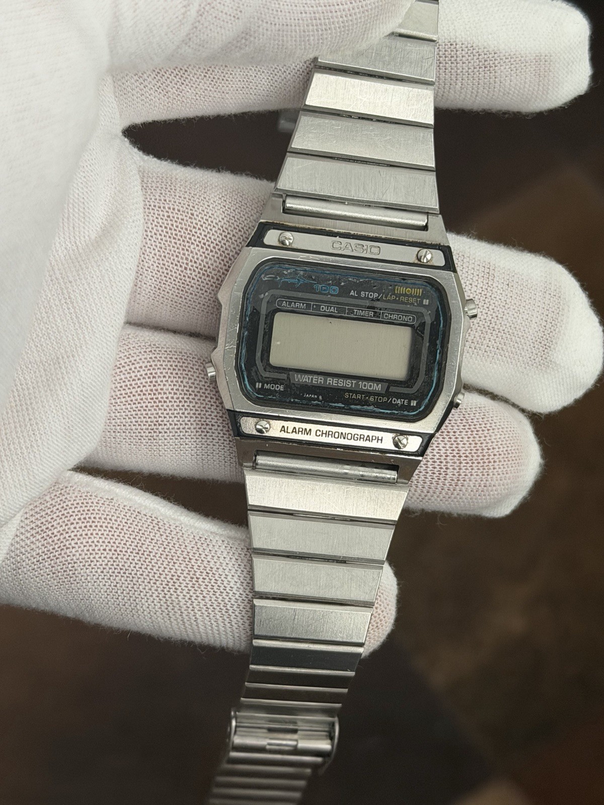 Rare Vintage Casio Marlin WS-710 Alarm Chronograph Digital Sports Watch JDM 80s