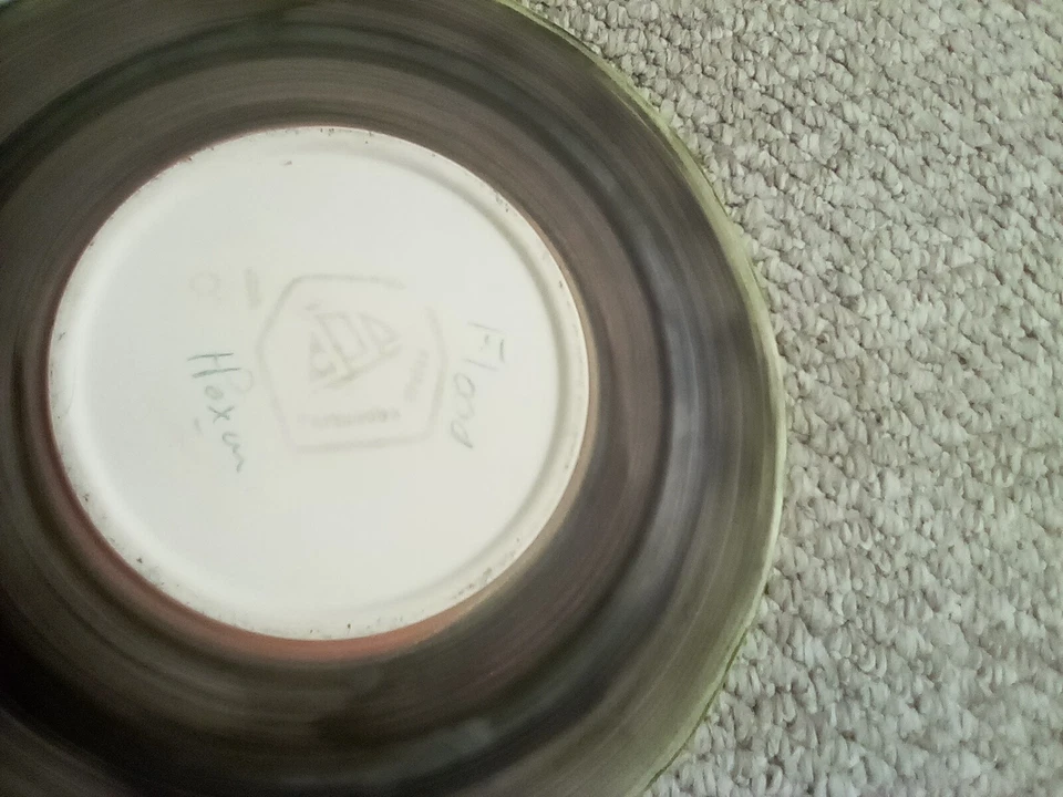 Studio Pottery Portmadog portmadoc upper green Glazed Art Plate Dish porthmadoc - Image 4 of 4