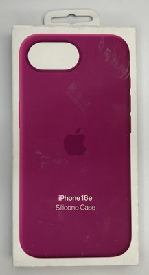 iPhone 16e Silicone Case Fuchsia Durable Lightweight Authentic Apple Design