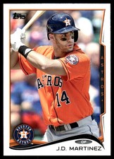 J.D. Martinez 2014 Topps #108 Houston Astros MLB READ FREE SHIPPING AutographDen