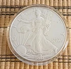 2002 American Silver Eagle 1 oz .999 Fine Silver Coin