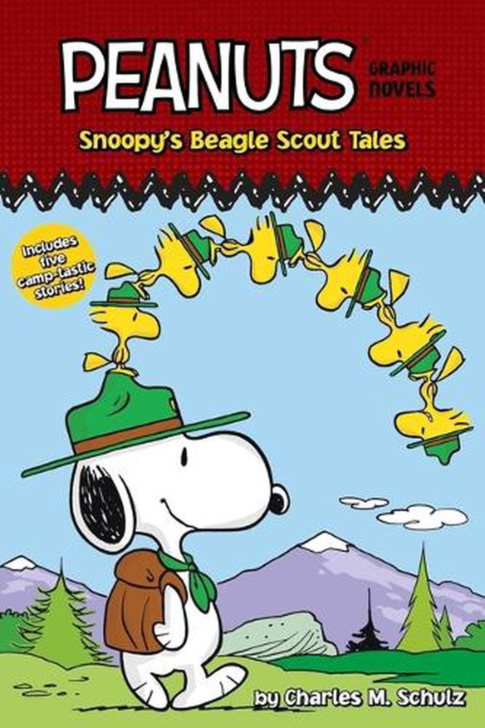 Snoopy's Beagle Scout Tales: Peanuts Graphic Novels by Charles M. Schulz Paperba