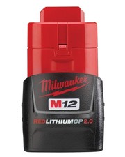Genuine Milwaukee M12 Red Lithium CP2.0 2.0Ah Battery 48-11-2420 OEM 12 Volt NEW