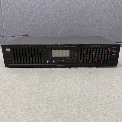 BSR EQ-3000 Stereo Graphic Equalizer Spectrum Analyzer Parts Repair Powers On