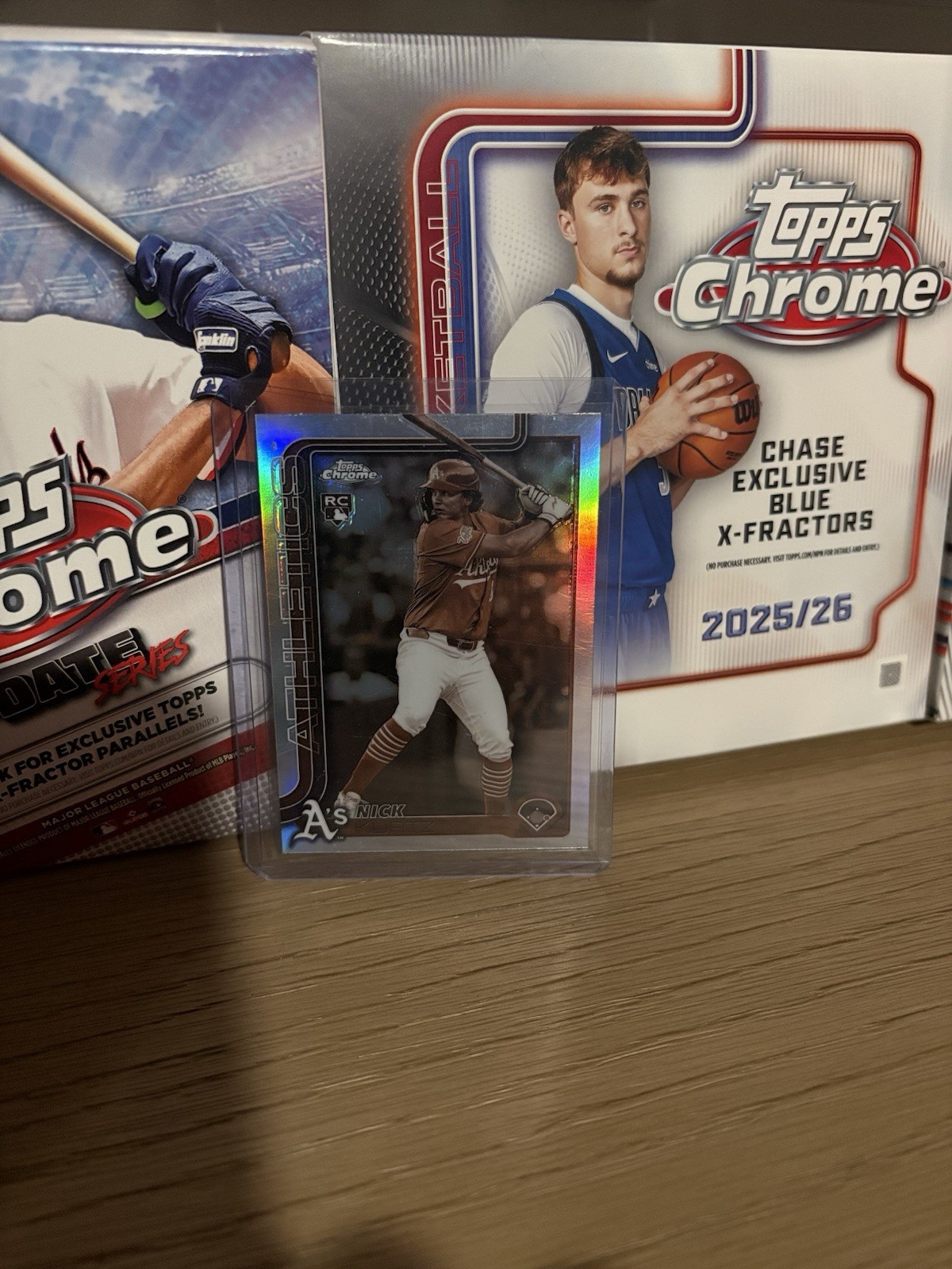 Nick Kurtz 2025 Topps Chrome Update Sepia Refractor Rookie RC #USC178