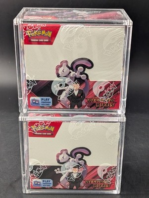 Lot (2) Pokemon SV10 Destined Rivals English Booster Boxes Sealed w/  Acrylic | eBay