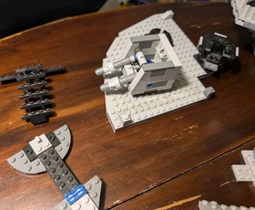 [Used]Lego 10188 STAR WARS DEATH STAR RETIRED.NO FIGURES, Box, Manual Incomplete