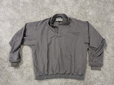 ZERO RESTRICTION 1/4 Snap Golf Jacket Men  s L Gray