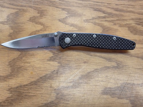 Gerber SL 3.25" Folding Knife ATS-34 Carbon Fiber First Production Run